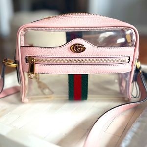 Gucci Clear PVC Crossbody Bag